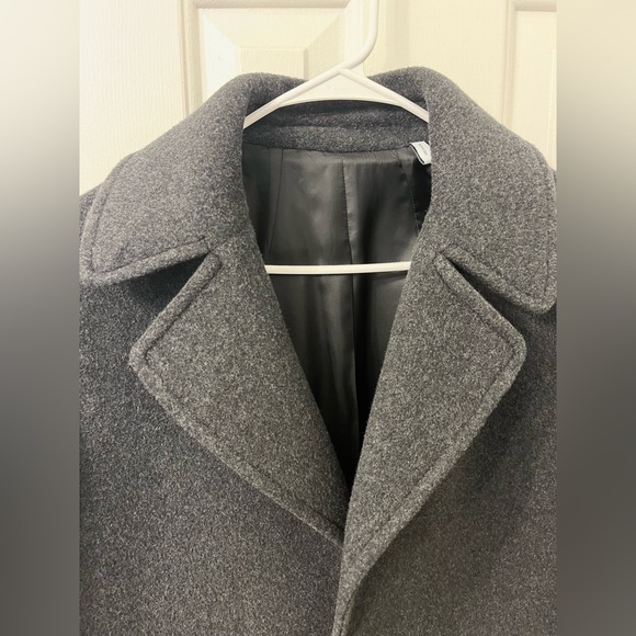 Theory 100% Wool Coat - Charcoal Gray - Picture 8 of 12